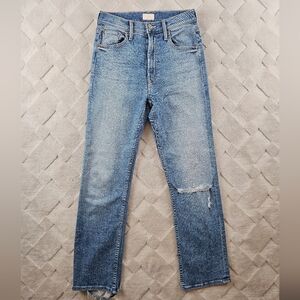 Mother High Waisted Rider Ankle Jeans Womens 25 Kiss And Make Up Again